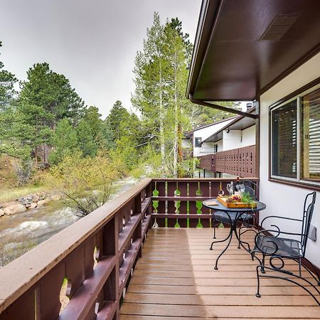 Estes Park Condo Rental Balcony With River Views! מראה חיצוני תמונה
