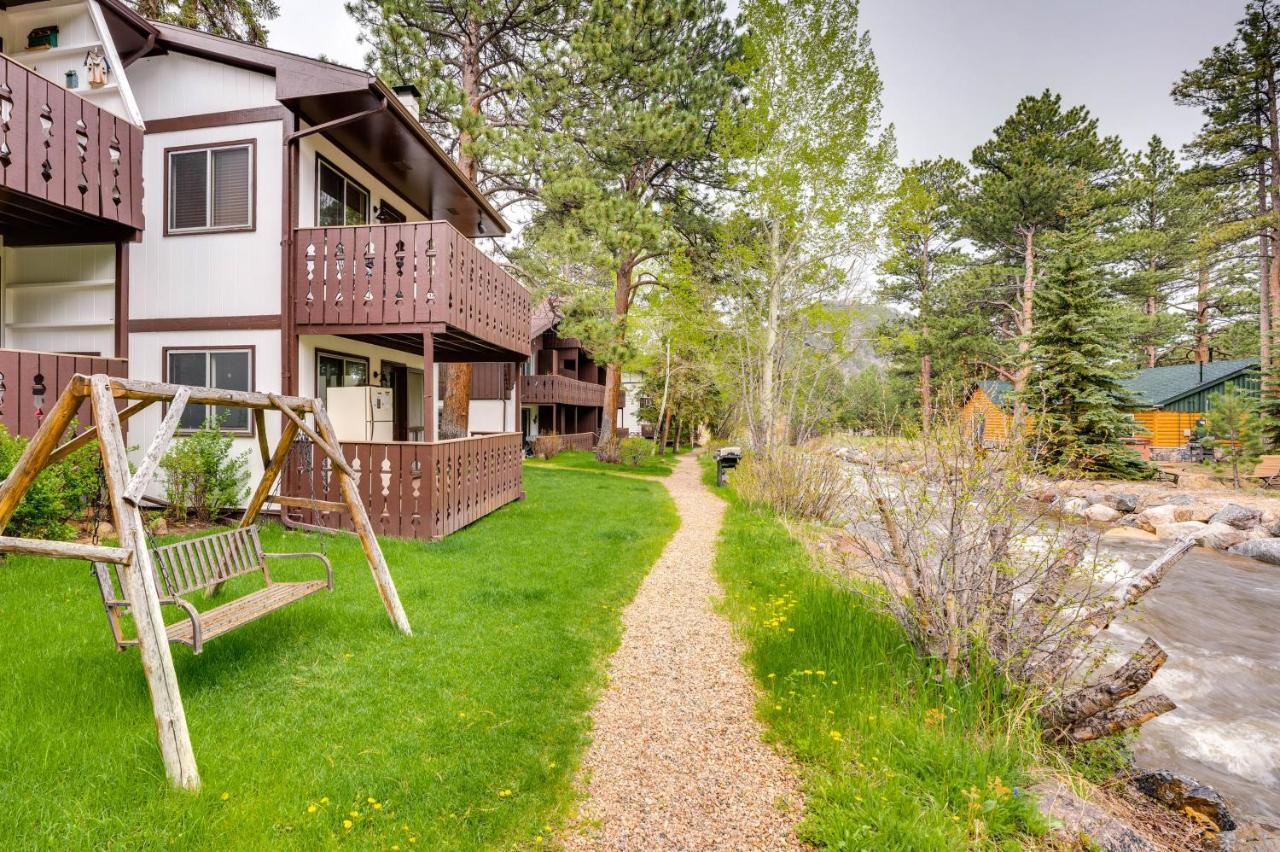 Estes Park Condo Rental Balcony With River Views! מראה חיצוני תמונה