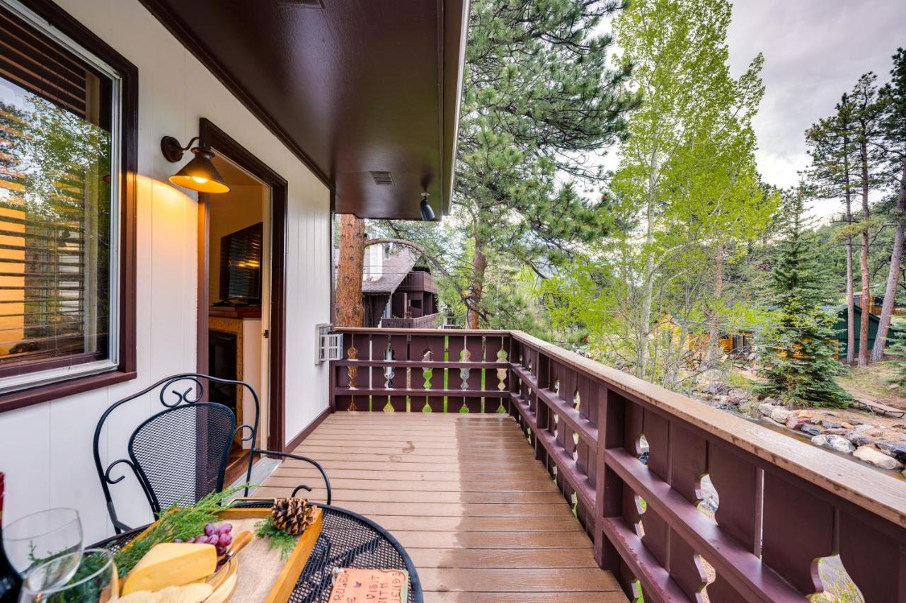 Estes Park Condo Rental Balcony With River Views! מראה חיצוני תמונה