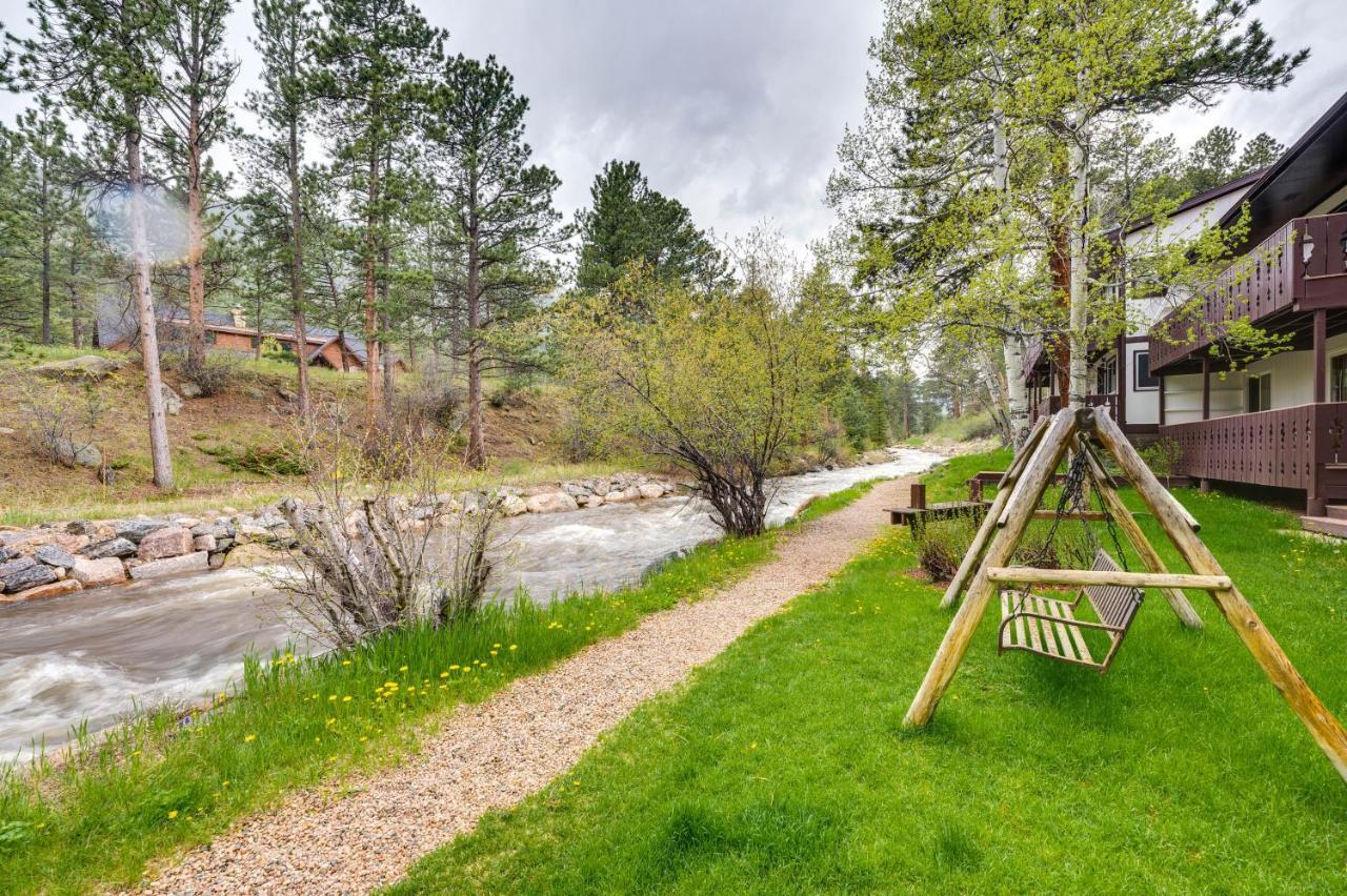 Estes Park Condo Rental Balcony With River Views! מראה חיצוני תמונה