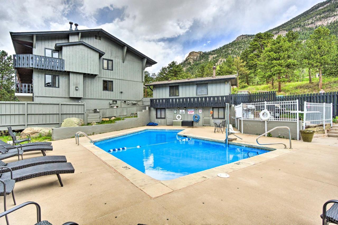 Estes Park Condo Rental Balcony With River Views! מראה חיצוני תמונה